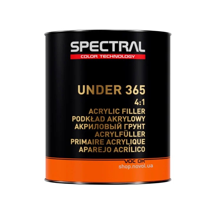 SPECTRAL UNDER 365-00 P3 універсальний акриловий грунт білий 2,8л  + затверджувач H6525 0,7л